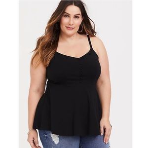 Torrid Peplum Tank 3X